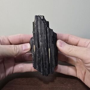 Black Tourmaline Crystal Specimen #A